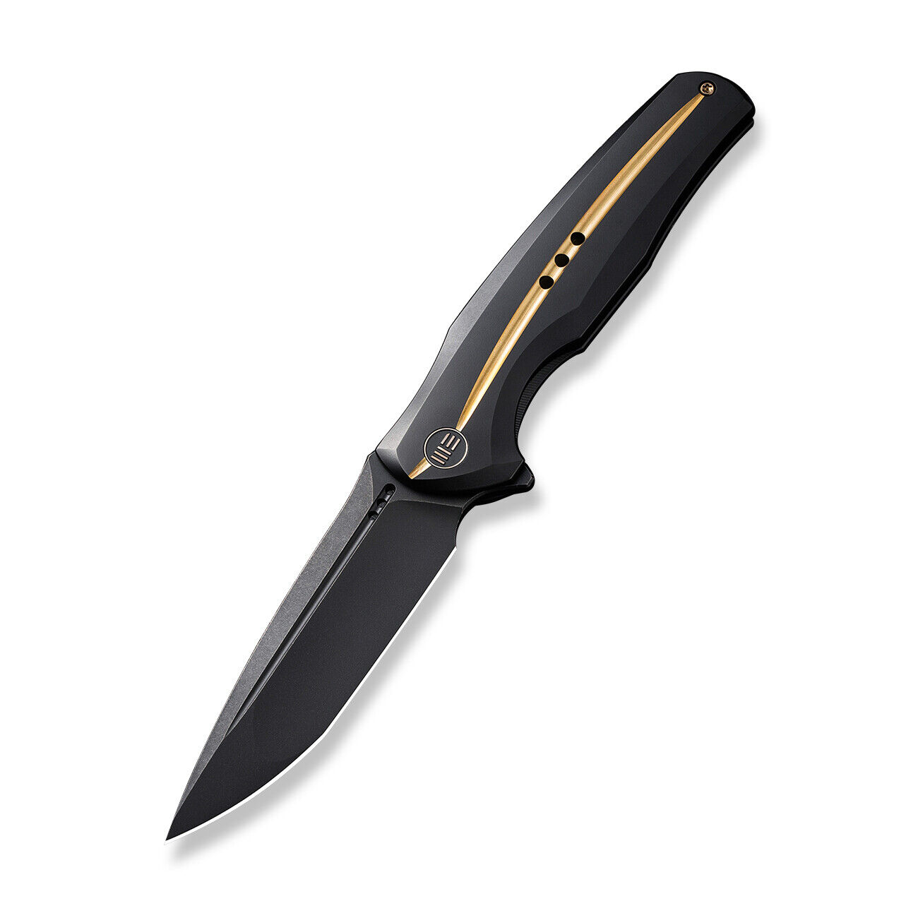 WE Knife 601X WE01J-1 Black Gold Titanium CPM 20CV 1/150 Limited Pocket Knives