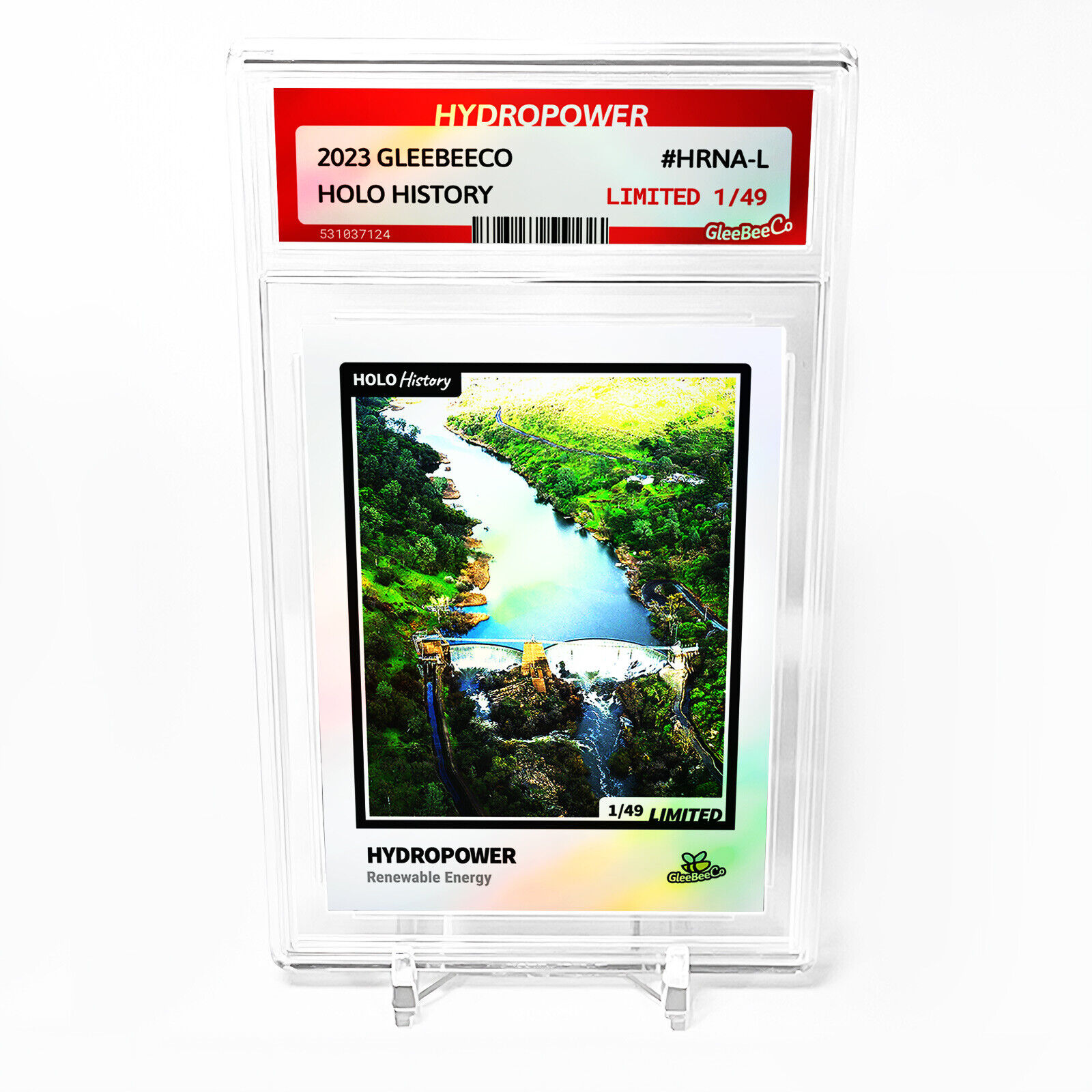 HYDROPOWER Renewable Energy Card GleeBeeCo Holo History (Slab) #HRNA-L Only /49