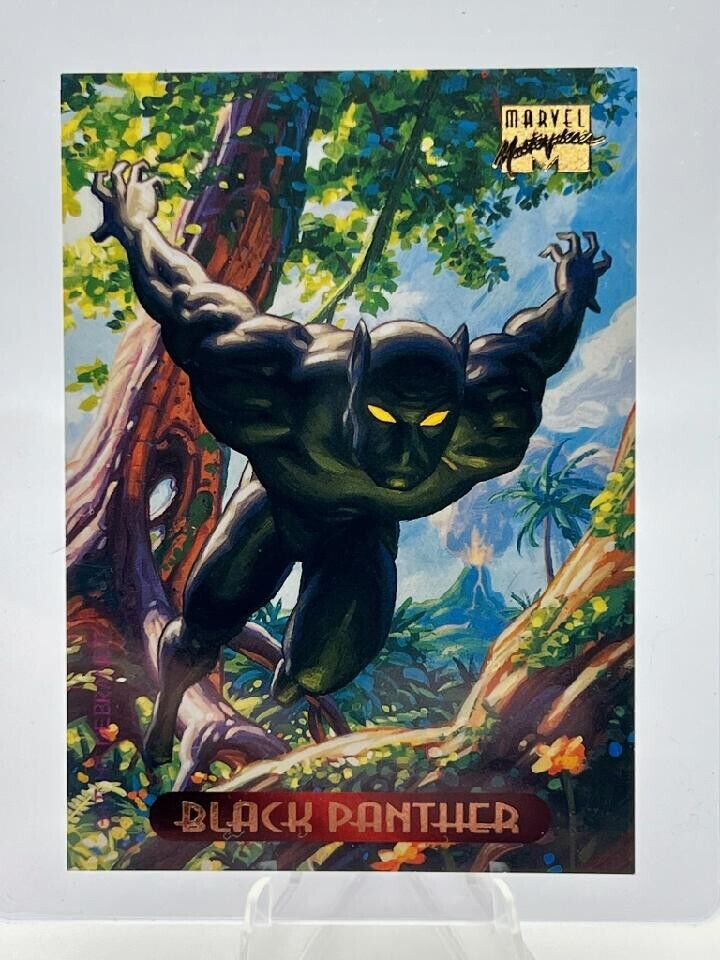 Black Panther 1994 Marvel Masterpieces #8 Raw/Gem Mint Quality Hildebrant Bros 