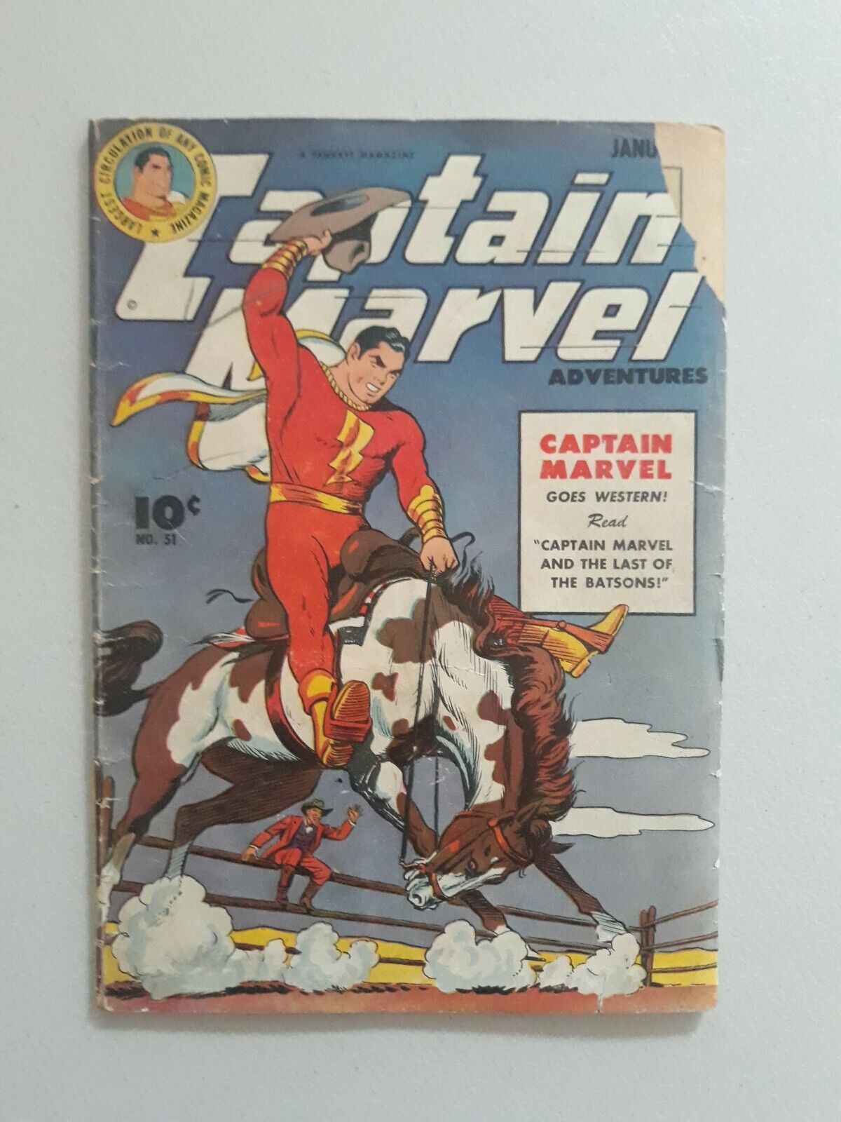 Captain Marvel Adventures 51 Fawcett Comics 1946