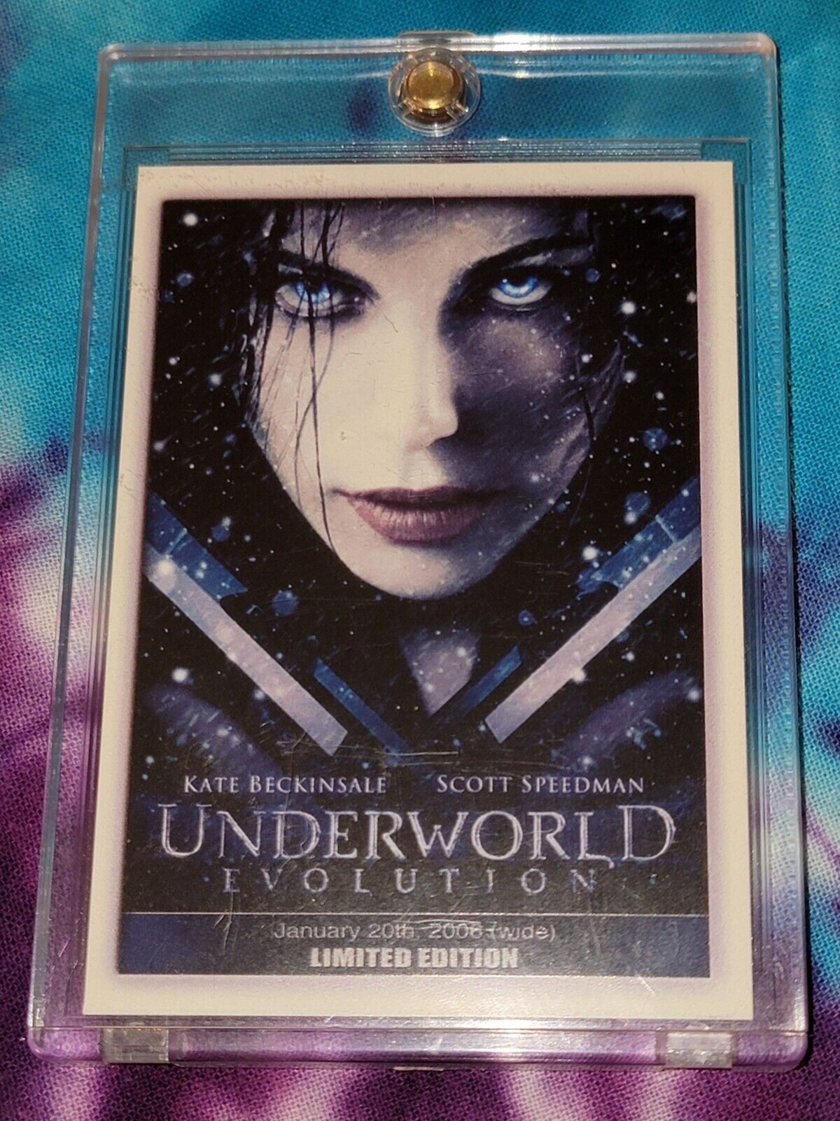 2005 Underworld Evolution movie card. Kate Beckinsale. Flash International.29/50
