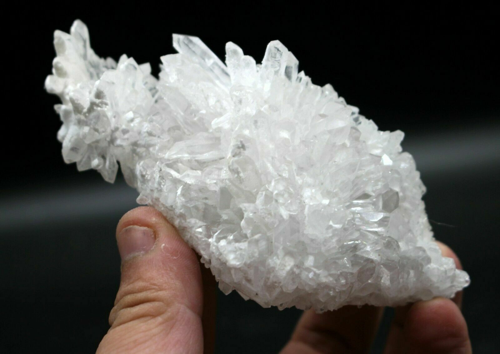 228g Newly Discovered Natural Rare Transparent Crystal Cluster Specimen