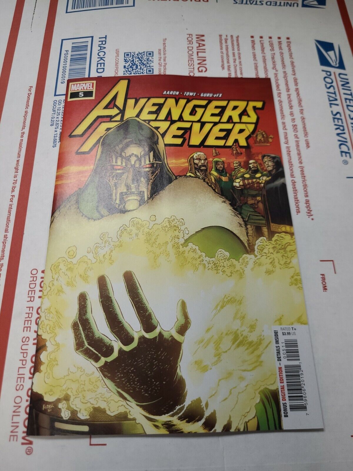 Avengers Forever #5 Kuder Cover A  Marvel Comic  1st Print 2022 NM- OR BETTER
