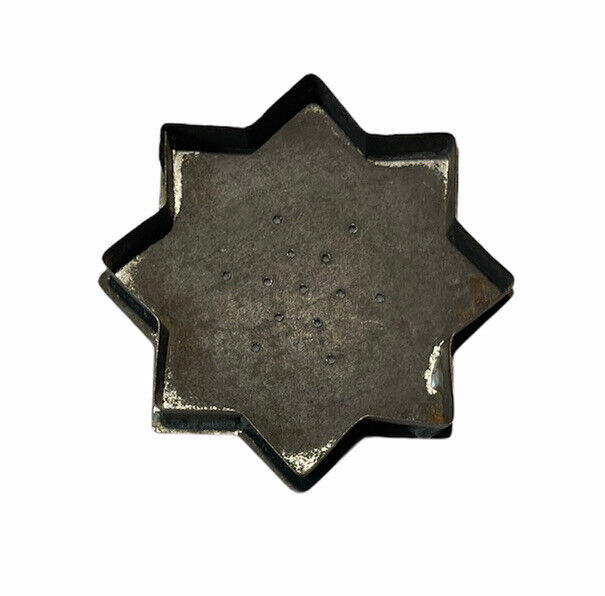 Vintage Antique primitive Metal Cookie Cutter 8 Pointed Star Octagram Essenes