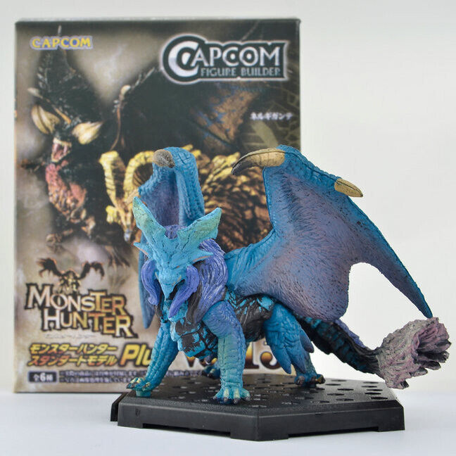 Game Monster Hunter World Gashapon Lunastra Fire Cake Topper Figure Statue Gift