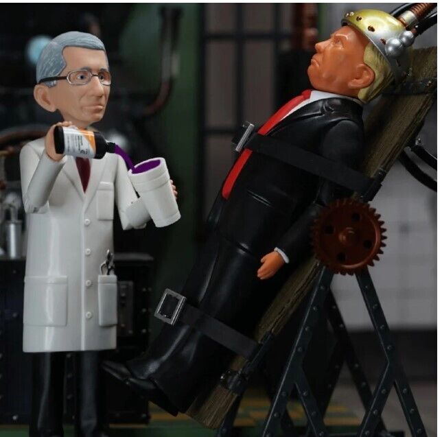 DR. FAUCI ACTION FIGURE Matching Mask AMERICA'S FAVORITE IMMUNOLOGIST