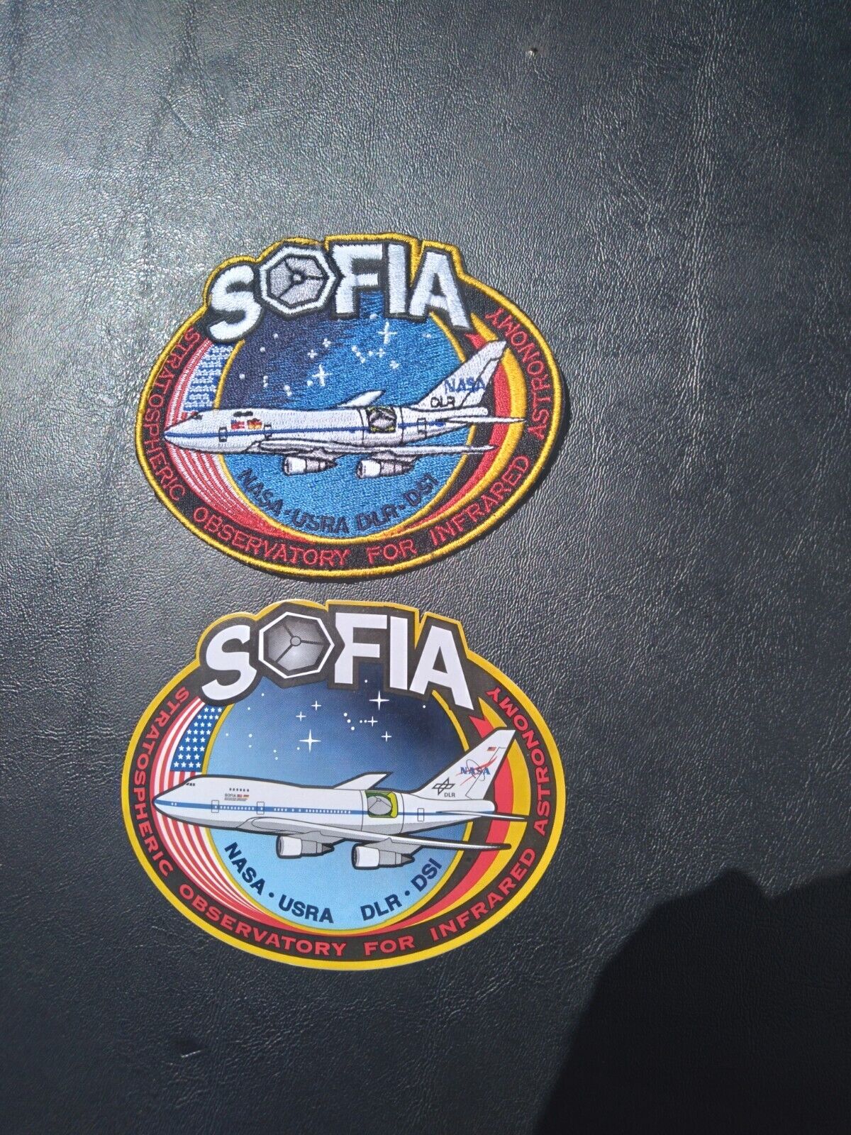 RARE NASA DLR SOFIA STRATOSPHERIC OBSERVATORY INFRARED ASTRONOMY PATCH & Sticker