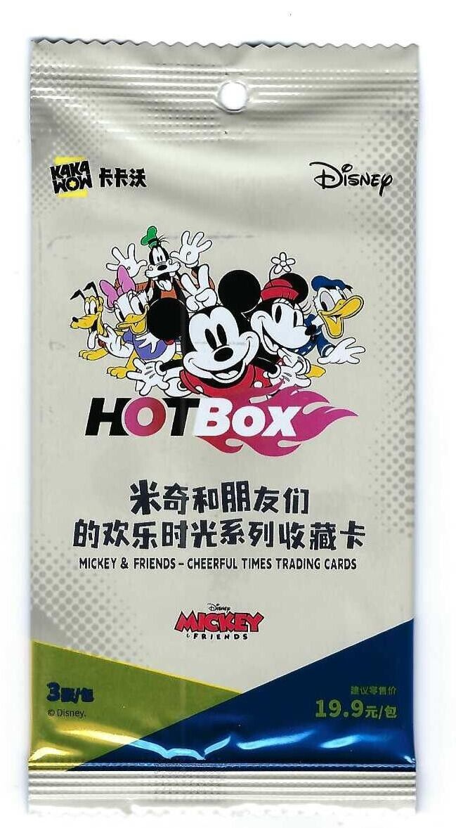 2023 Kakawow Disney 100 Mickey and Friends Cheerful Time Card Hot Box Pack