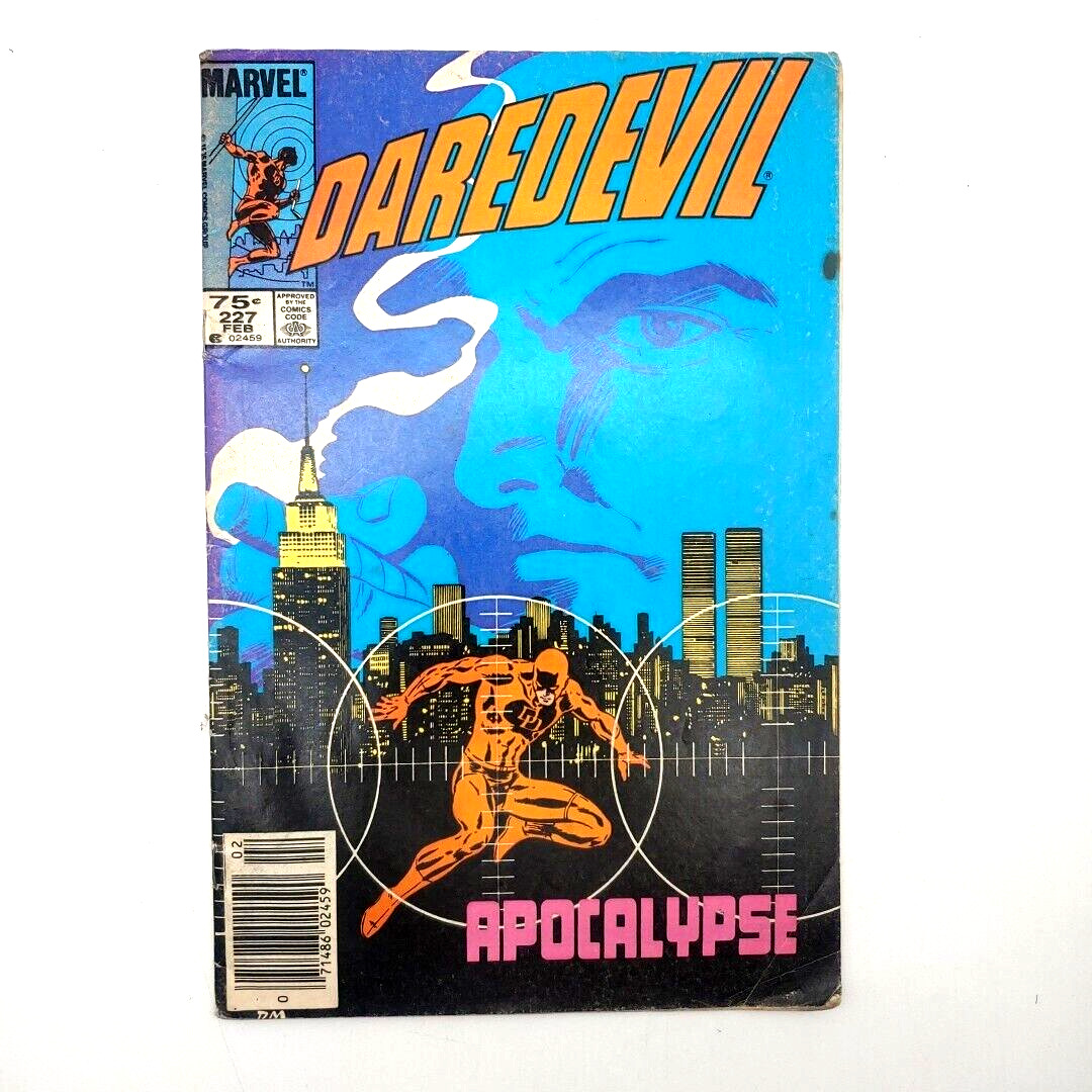 Daredevil #227 Marvel Comics 1986 Kingpin Discovers Daredevil's Secret Identity