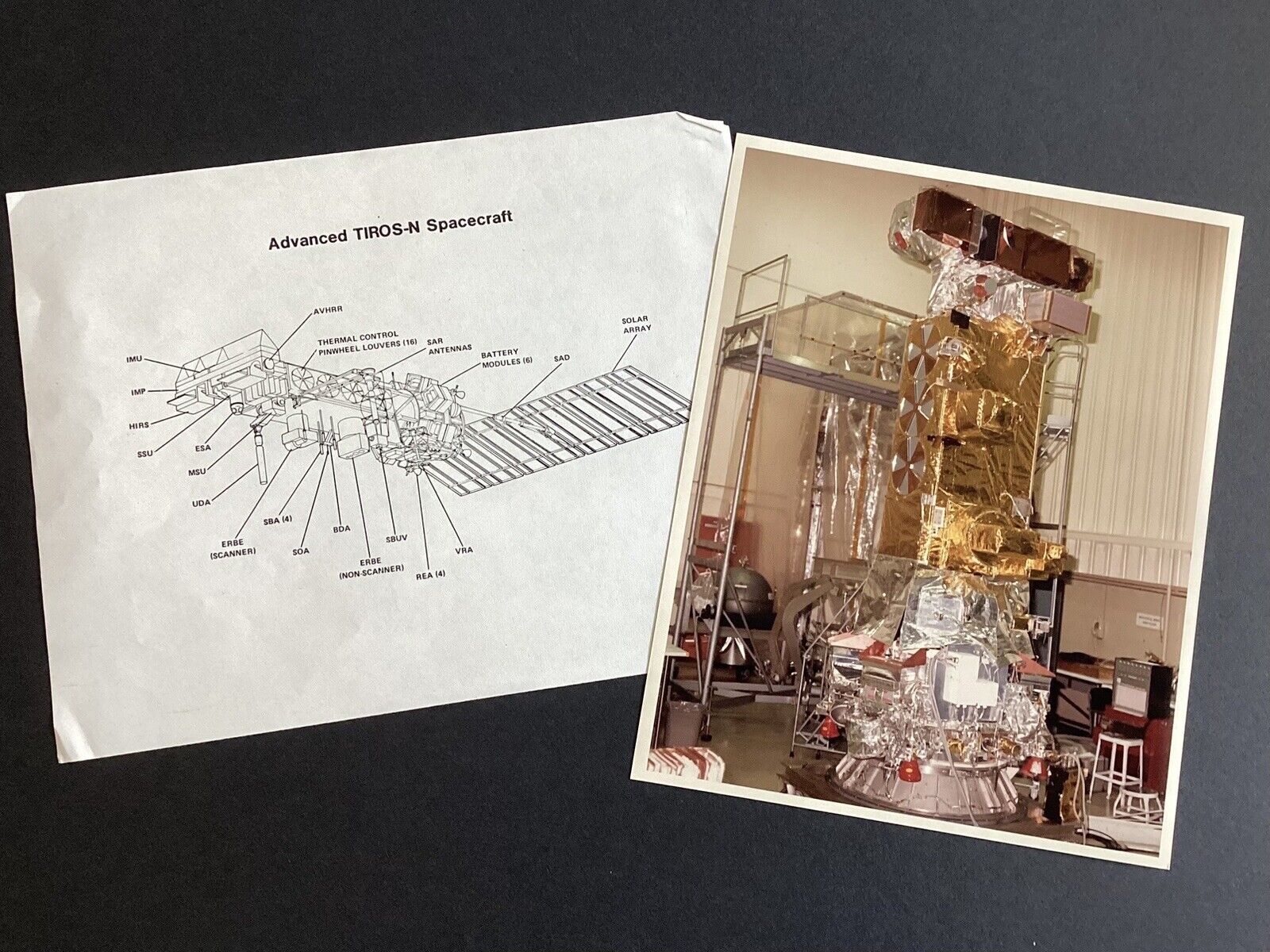 1981-1982 NASA RCA TIROS-N/NOAA “Advanced Spacecraft” Photograph Lot C