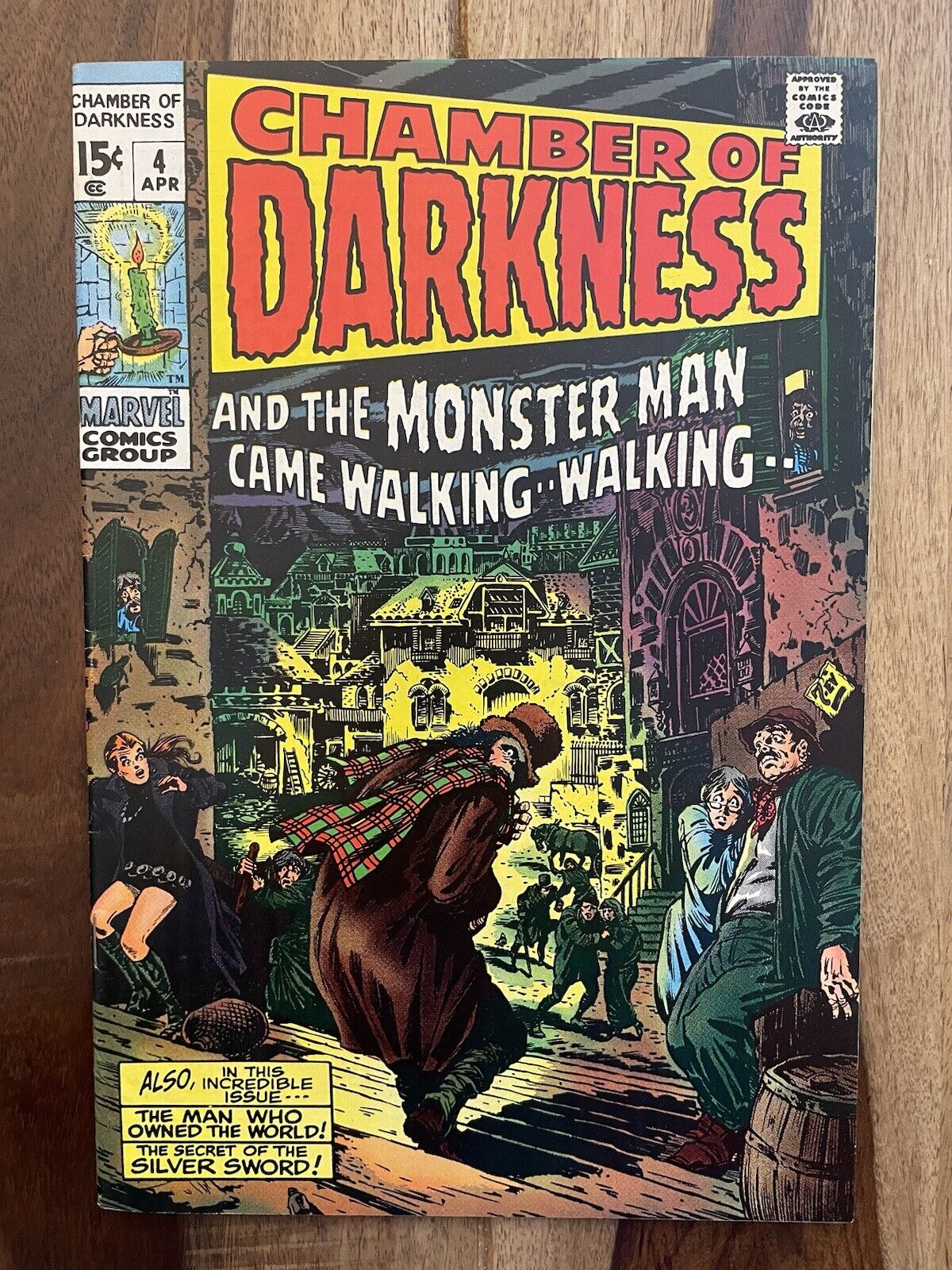 CHAMBER OF DARKNESS #4-1ST APPEARANCE STARR THE SLAYER-CONAN PROTOTYPE-KIRBY VF+