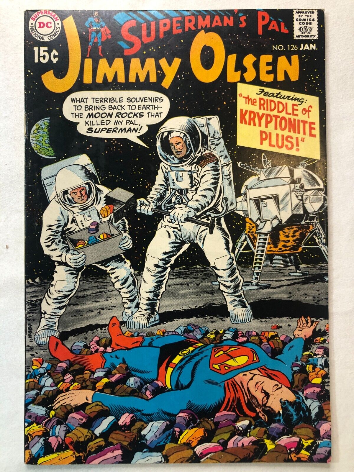 Superman’s Pal Jimmy Olsen #126 Vintage DC Comics January 1970 Great Condition