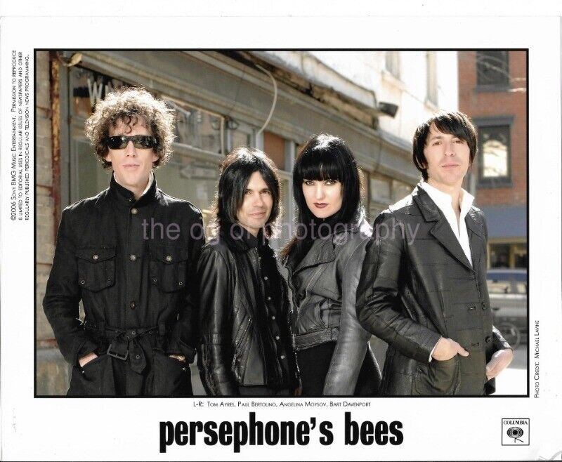 PERSEPHONE'S BEES Pop Rock Band 8x10 MUSIC Found Photo COLOR  08 8 