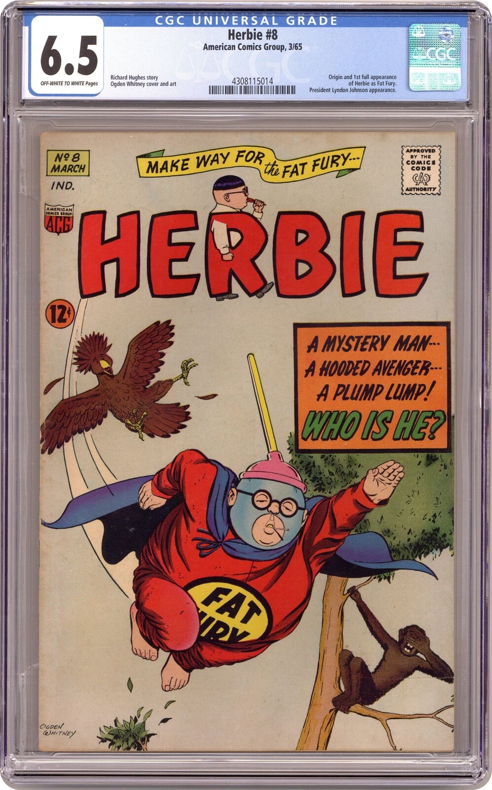 Herbie #8 CGC 6.5 1965 4308115014