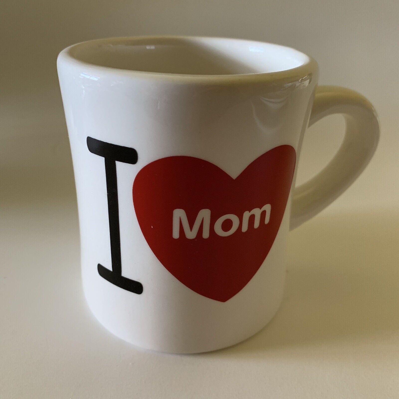I Love MOM Hallmark Diner Style Coffee Cup Mug