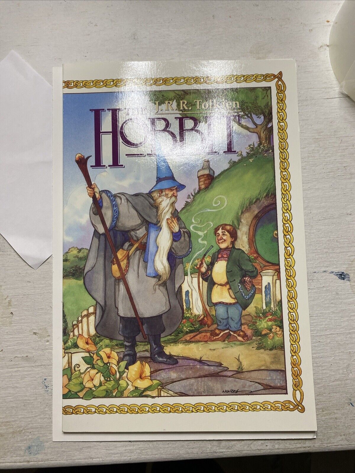 The Hobbit Graphic Novel #1 1989 1st Printing JRR Tolkien Eclipse Comics NM @