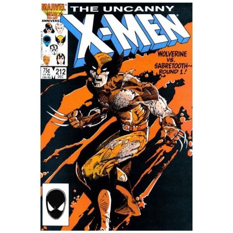 Uncanny X-Men (1981 series) #212 in Near Mint condition. Marvel comics [n]