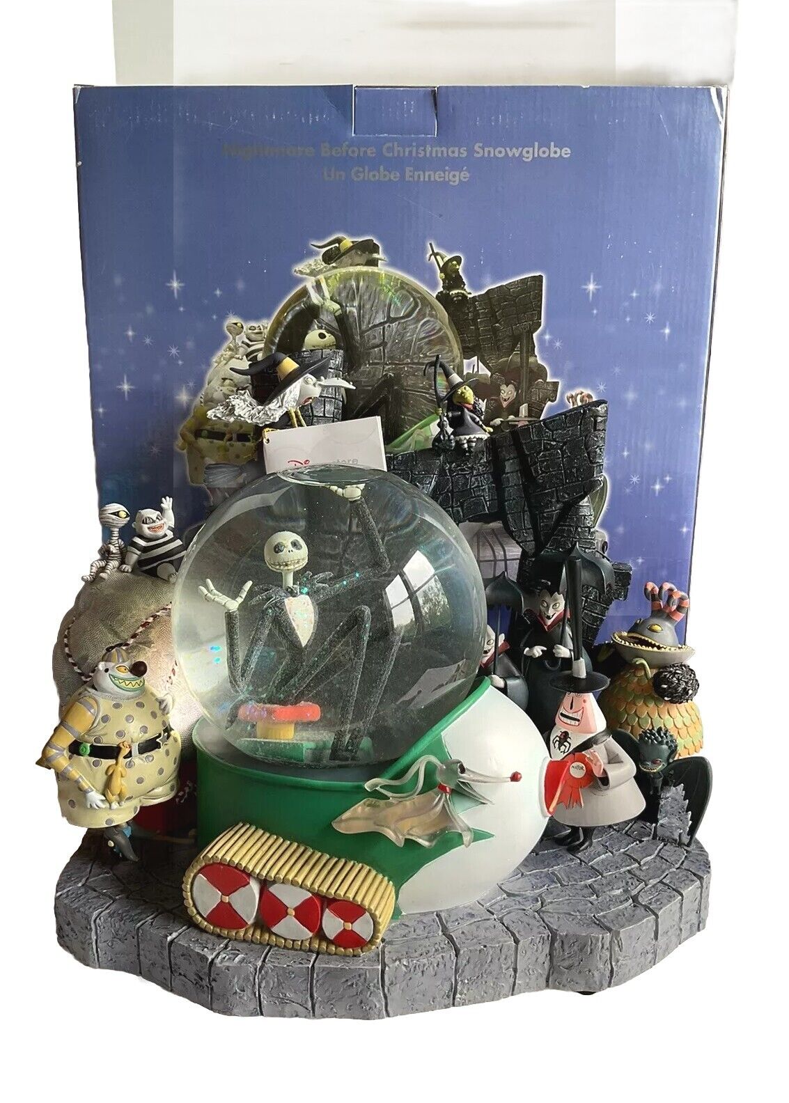 Disney Nightmare Before Christmas Snowglobe 1993 Vintage Collectible 