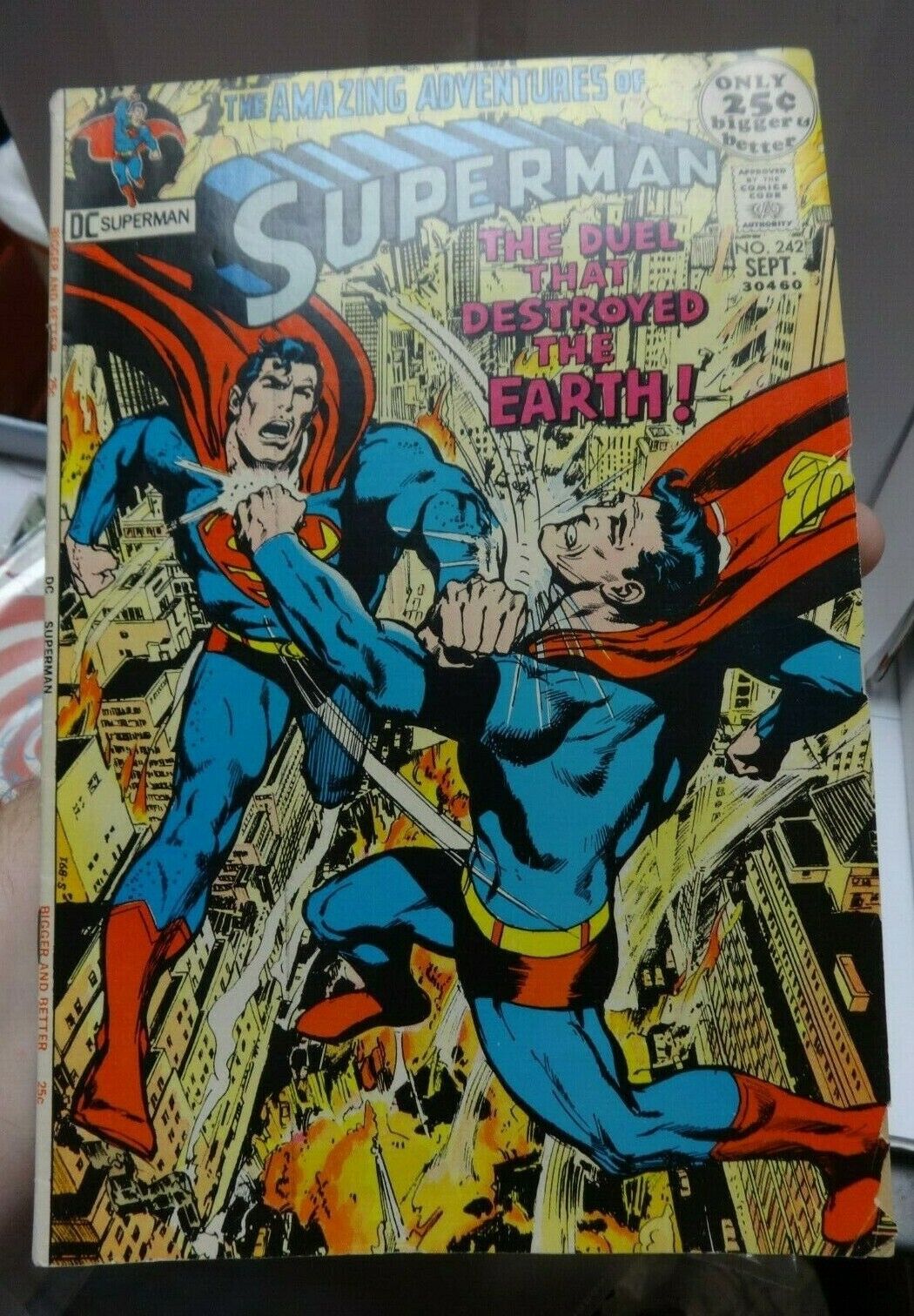Superman #242 - The Dual That Destroyed The Earth - 1971 