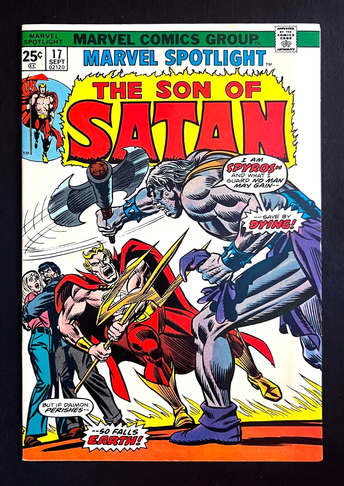 MARVEL SPOTIGHT #17 SON OF SATAN Hi-Grade Bronze Age Marvel Comics 1974