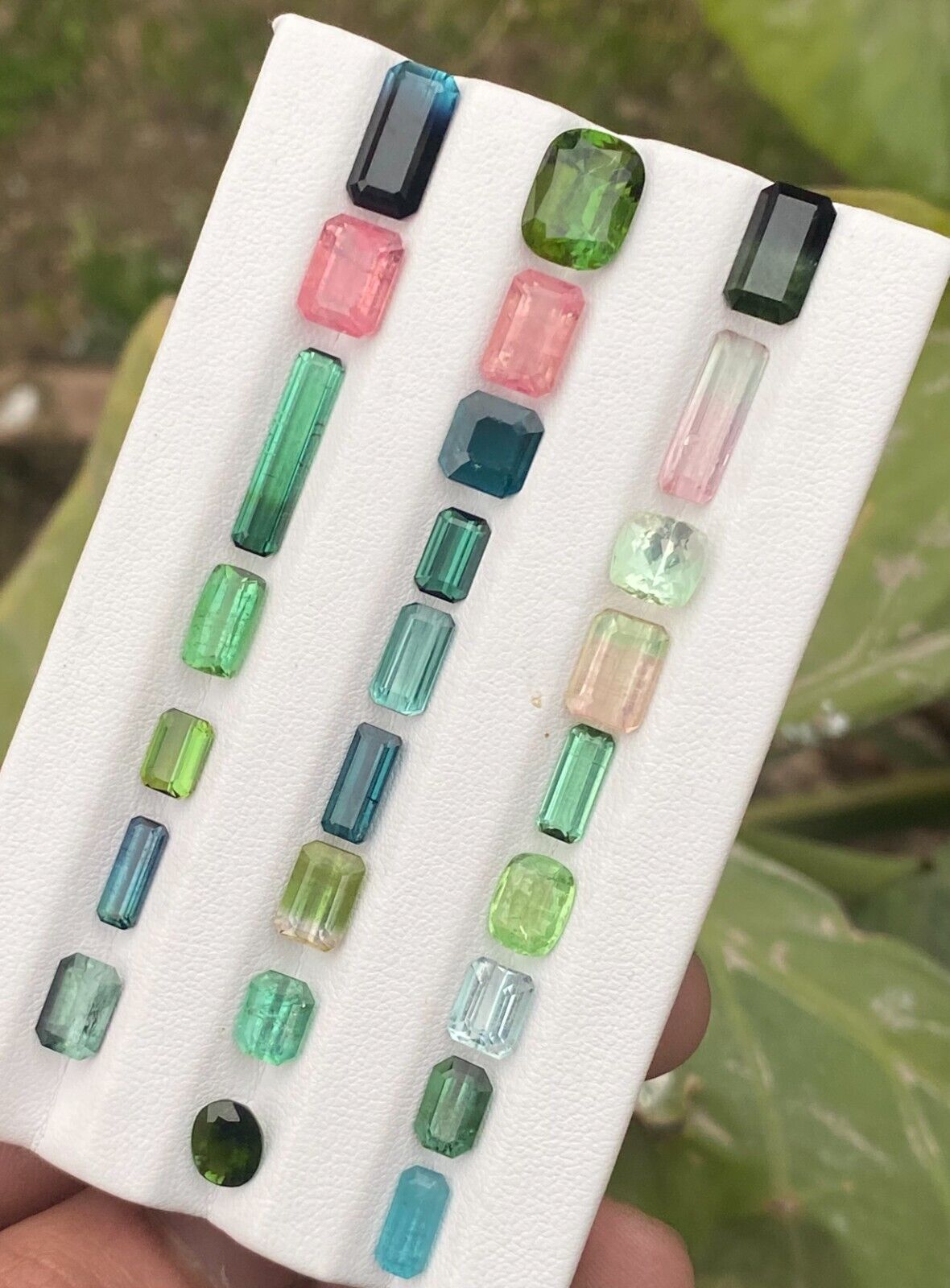 48ct Natural Cut Tourmaline 25pcs Lot From Afghanistan