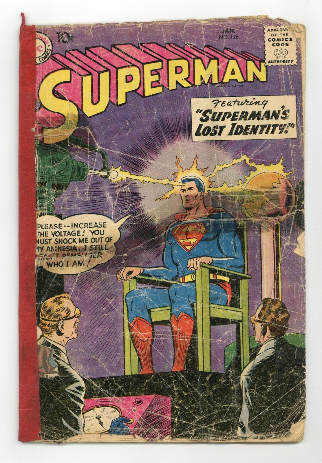 Superman #126 PR 0.5 1959 Low Grade