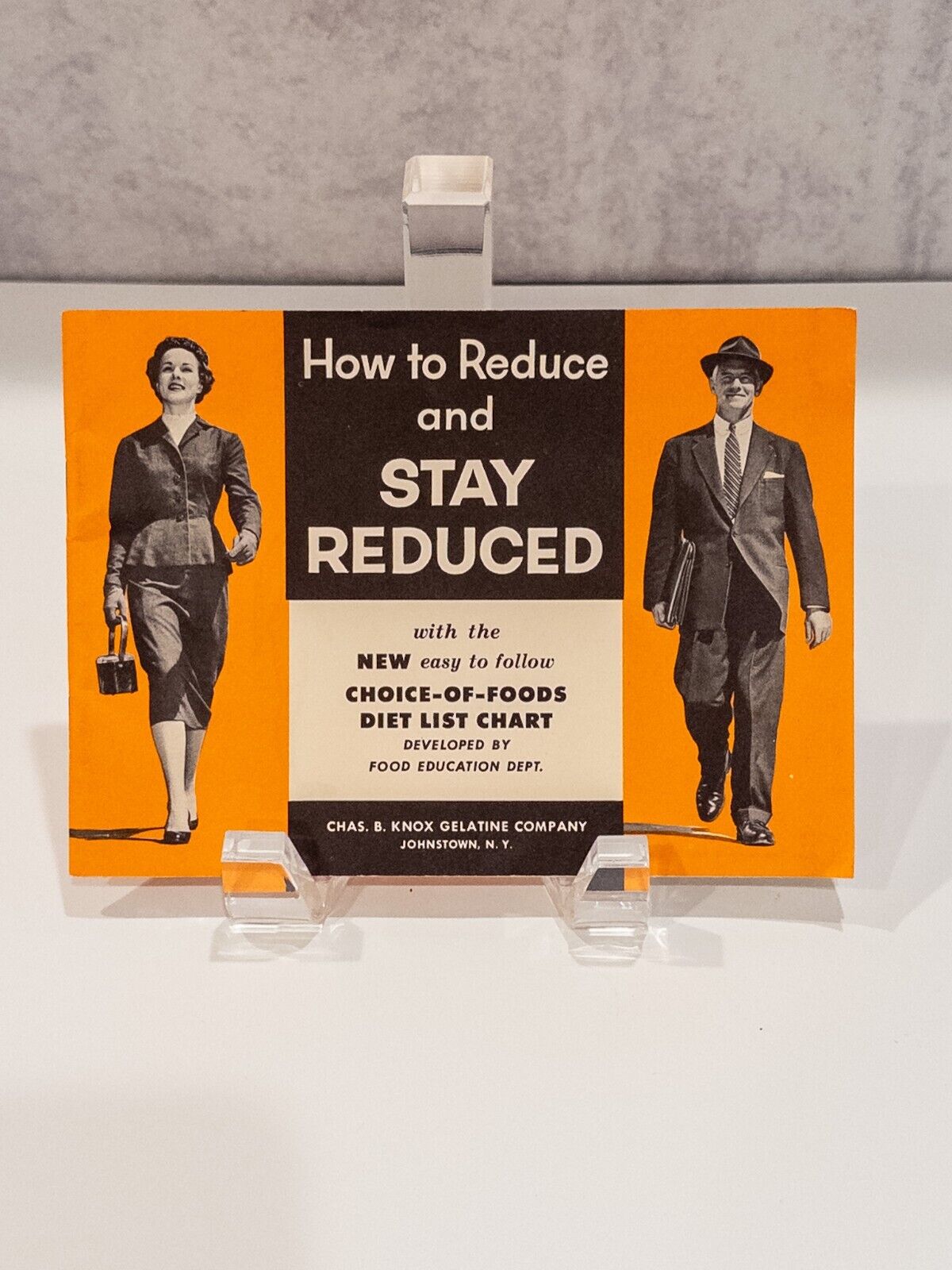 How to Reduce and Stay Reduced Charles B Knox Gelatine 1955, Vintage Diet Ads