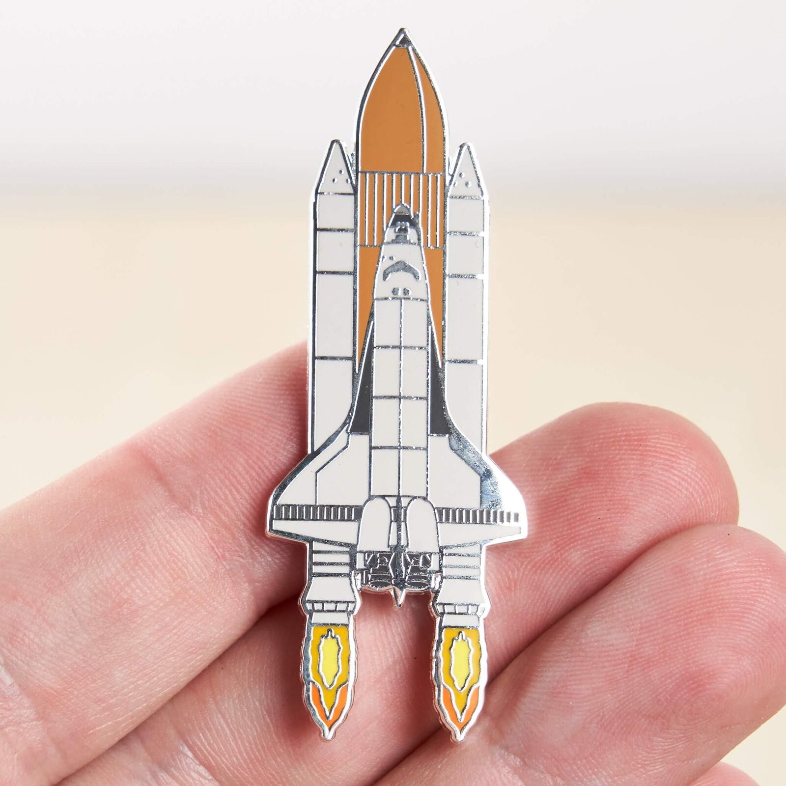 Space Shuttle Enamel Pin Badge Brooch