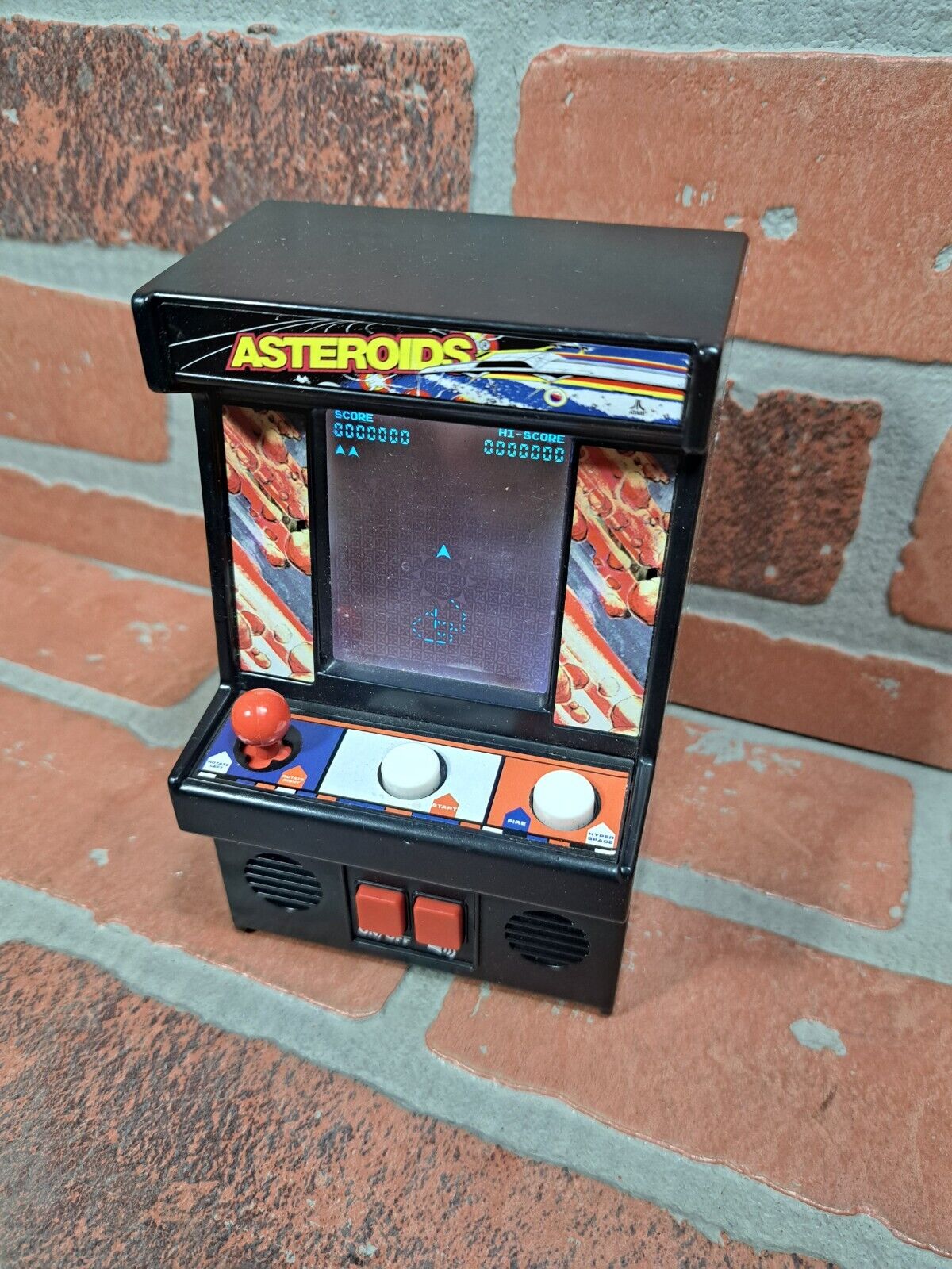 Atari Asteroids Mini Arcade Game Retro Handheld No Battery Cover
