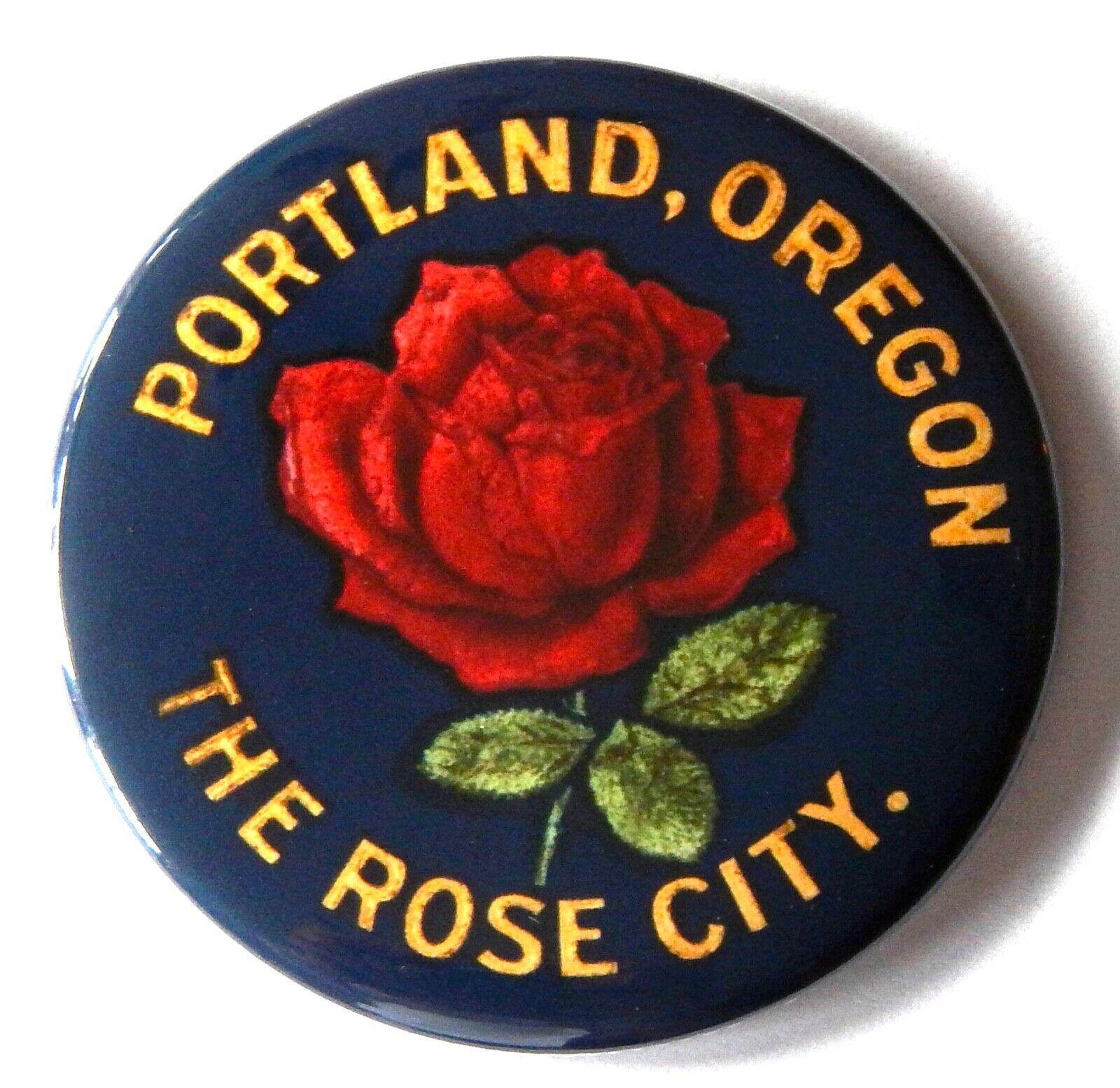 Portland Oregon Rose FRIDGE MAGNET (2.25 inches) travel souvenir