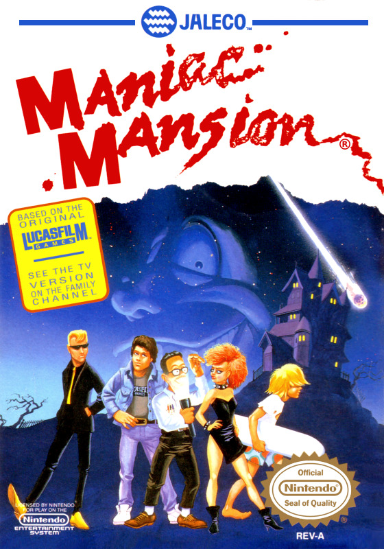 Maniac Mansion NES Nintendo 4X6 Inch Magnet Video Game Fridge Magnet