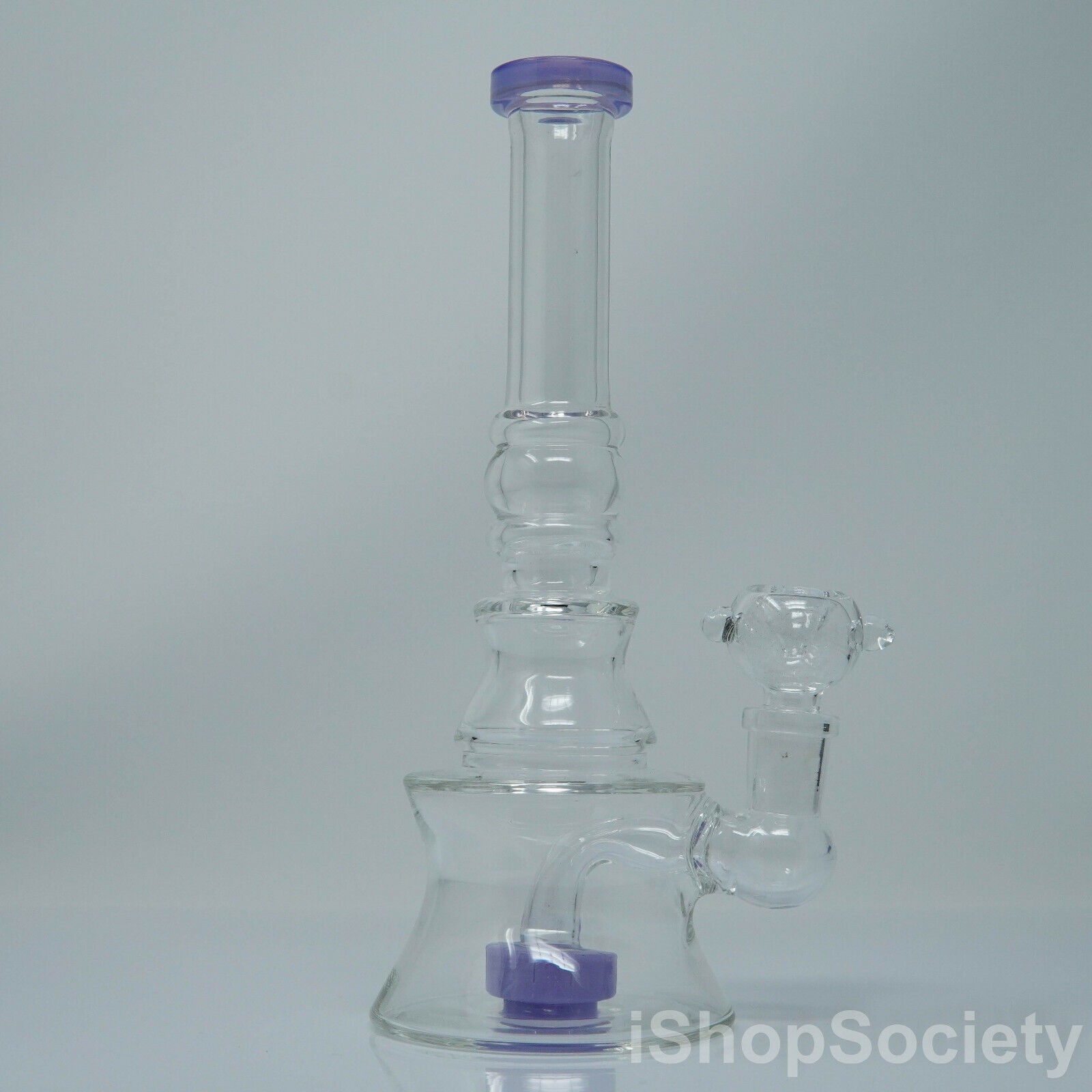 8.5” Purple Slime Hookah Water Pipe Bong Tobacco Smoking Pipe - P623