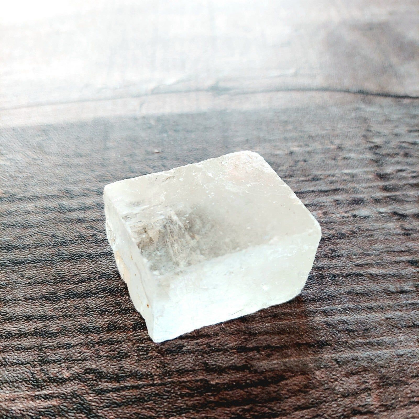 Small Optical Calcite Crystal Viking Sunstone Iceland Spar Stone