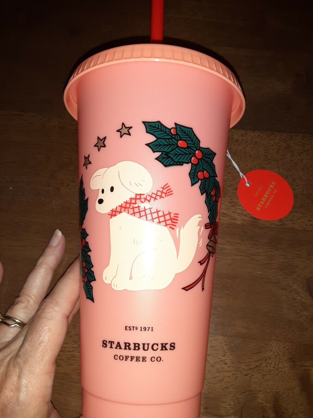 2020 Starbucks Thailand Color Changing Reusable Cup 24 Oz Holiday Collection
