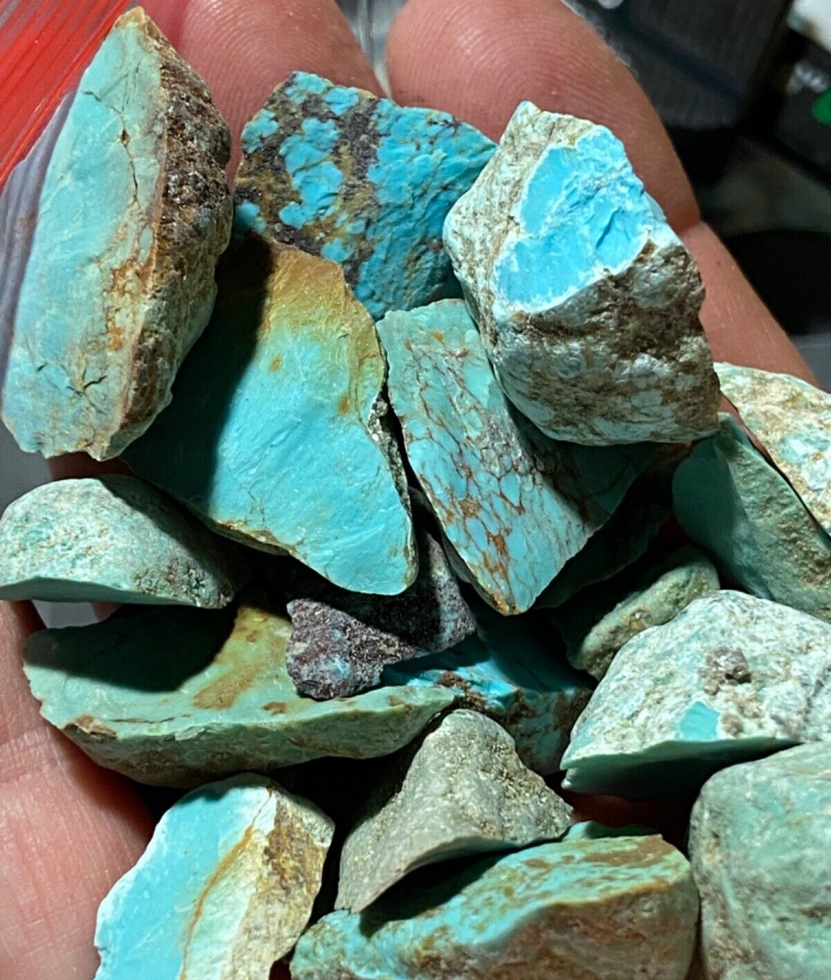 HUGE RETURN  ~ ROI ~ American Southwest Turquoise Lot 350 grams