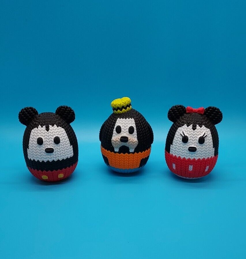MICKEY, GOOFY, MINNIE MOUSE • Disney Handmade by Robots Knit Series Vinyl Figure