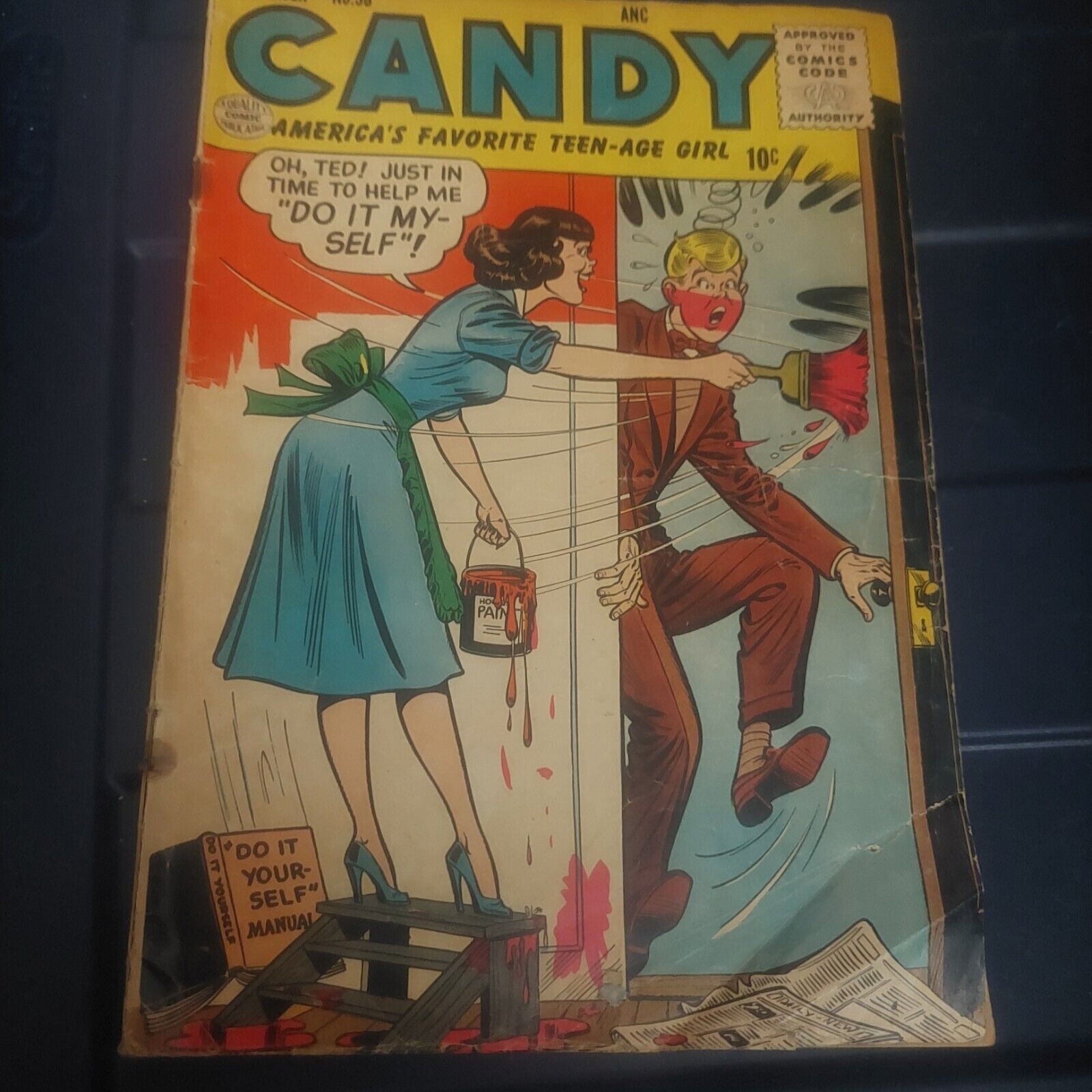 CANDY #58 QUALITY COMIC 1955 10 CENT GOLDEN AGE TEEN HUMOR GOOD
