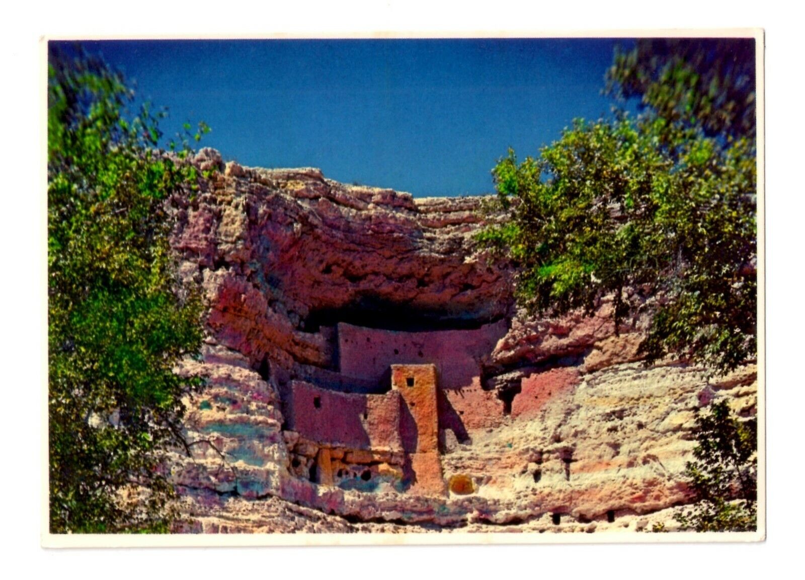 Montezuma Castle Camp Verde, Arizona National Monument Vintage Postcard UnPosted
