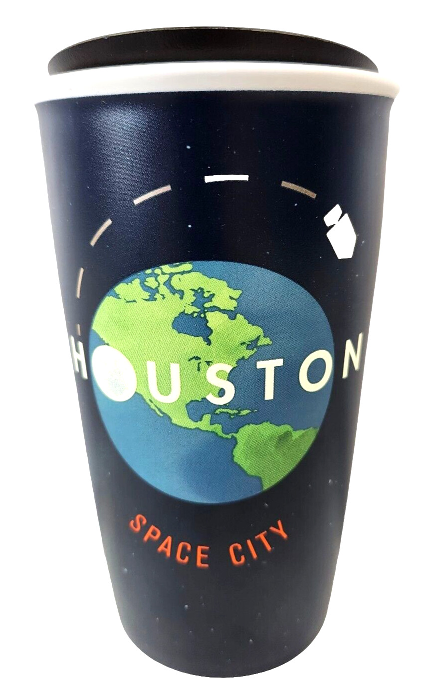 Starbucks Houston SPACE CITY Travel Tumbler Coffee Mug Rare 2016 12 oz Pristine