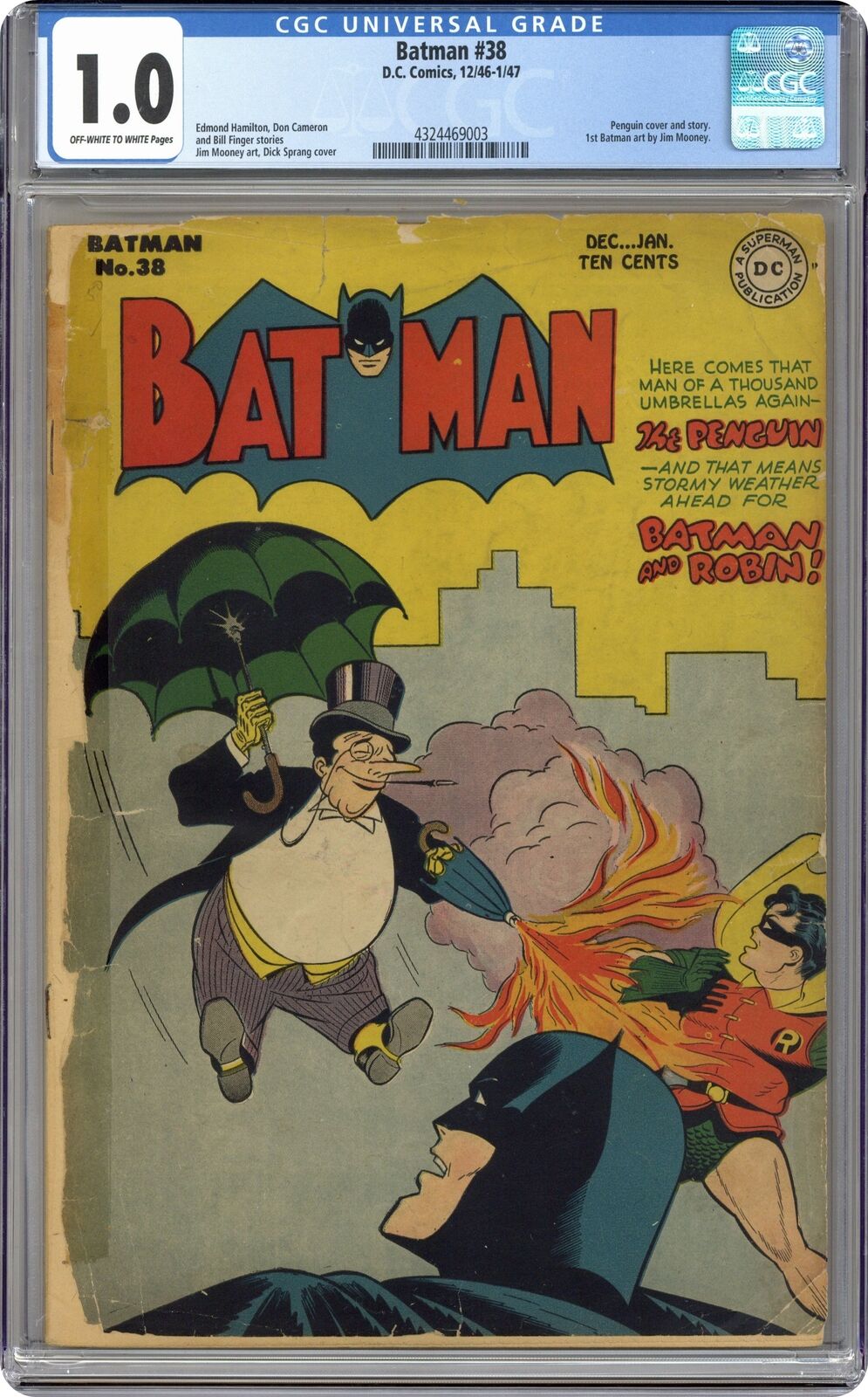 Batman #38 CGC 1.0 1947 4324469003