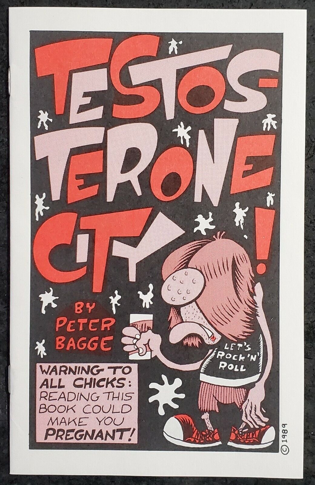 Ashcan Testosterone City 1989 by Peter Bagge High Grade Copy