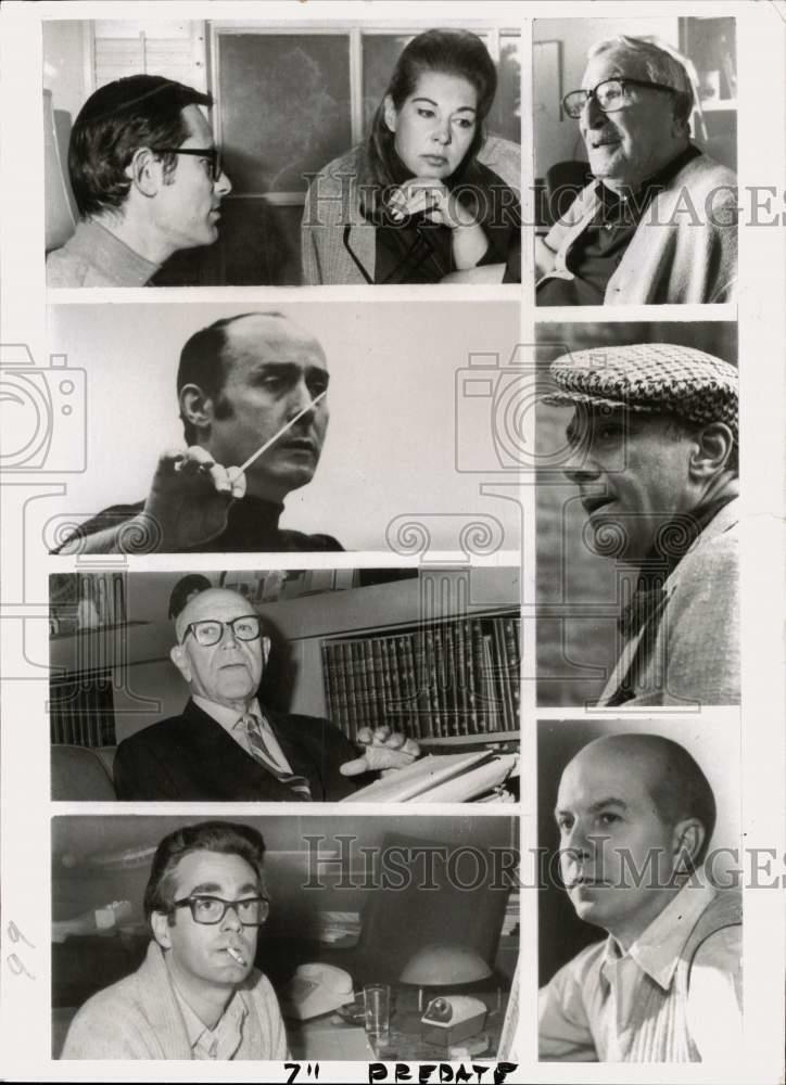 1969 Press Photo Professional singers & songwriters - pia07994