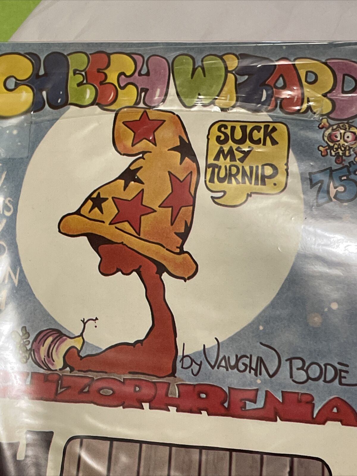 Vaughn Bode original Cheech Wizard Comic - Schizophrenia from 1973