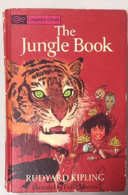 Vintage HC Jungle Book-Wizard of Oz- Two Sided- Two Stories- Vintage 1963