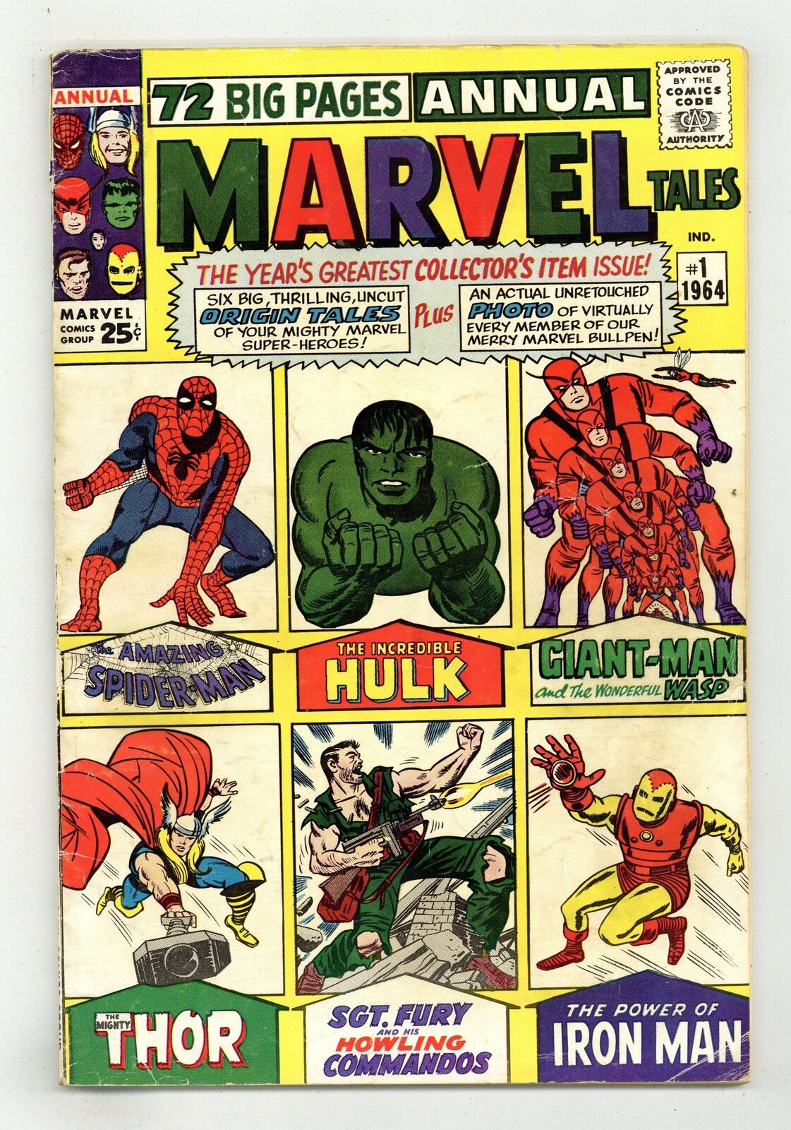 Marvel Tales #1 GD/VG 3.0 1964