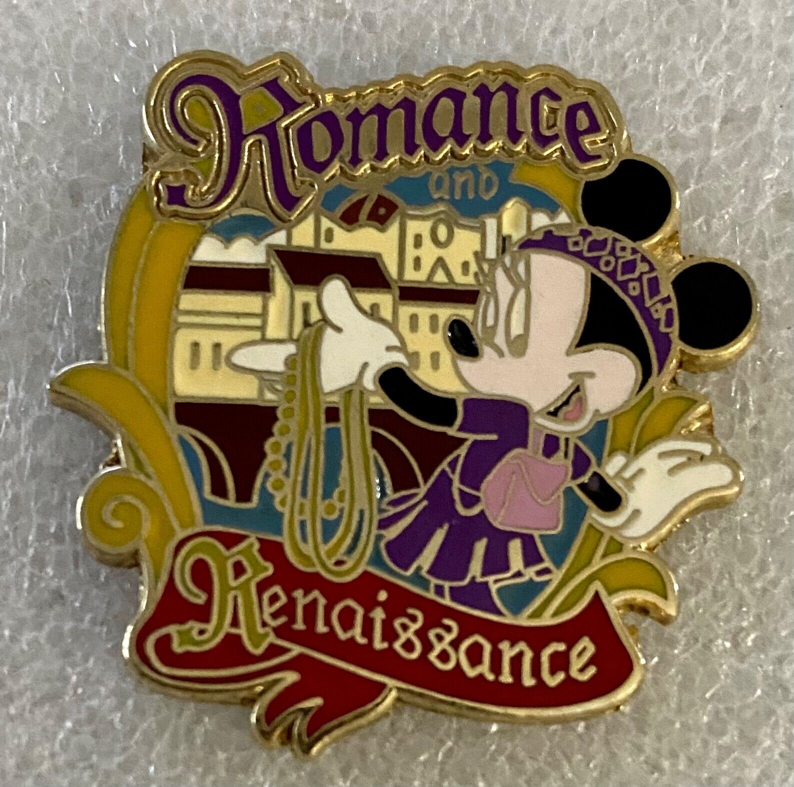 Disney Pin Romance and Renaissance Minnie Viva Italia ABD