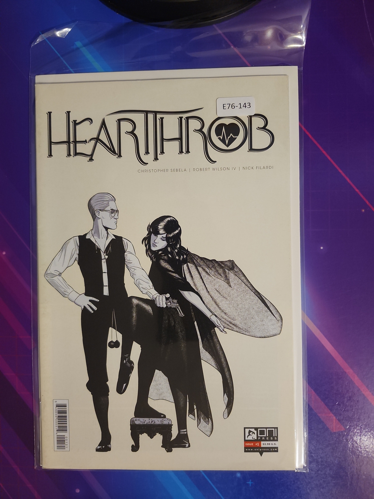 HEARTTHROB #1B 8.0 VARIANT ONI PRESS COMIC BOOK E76-143