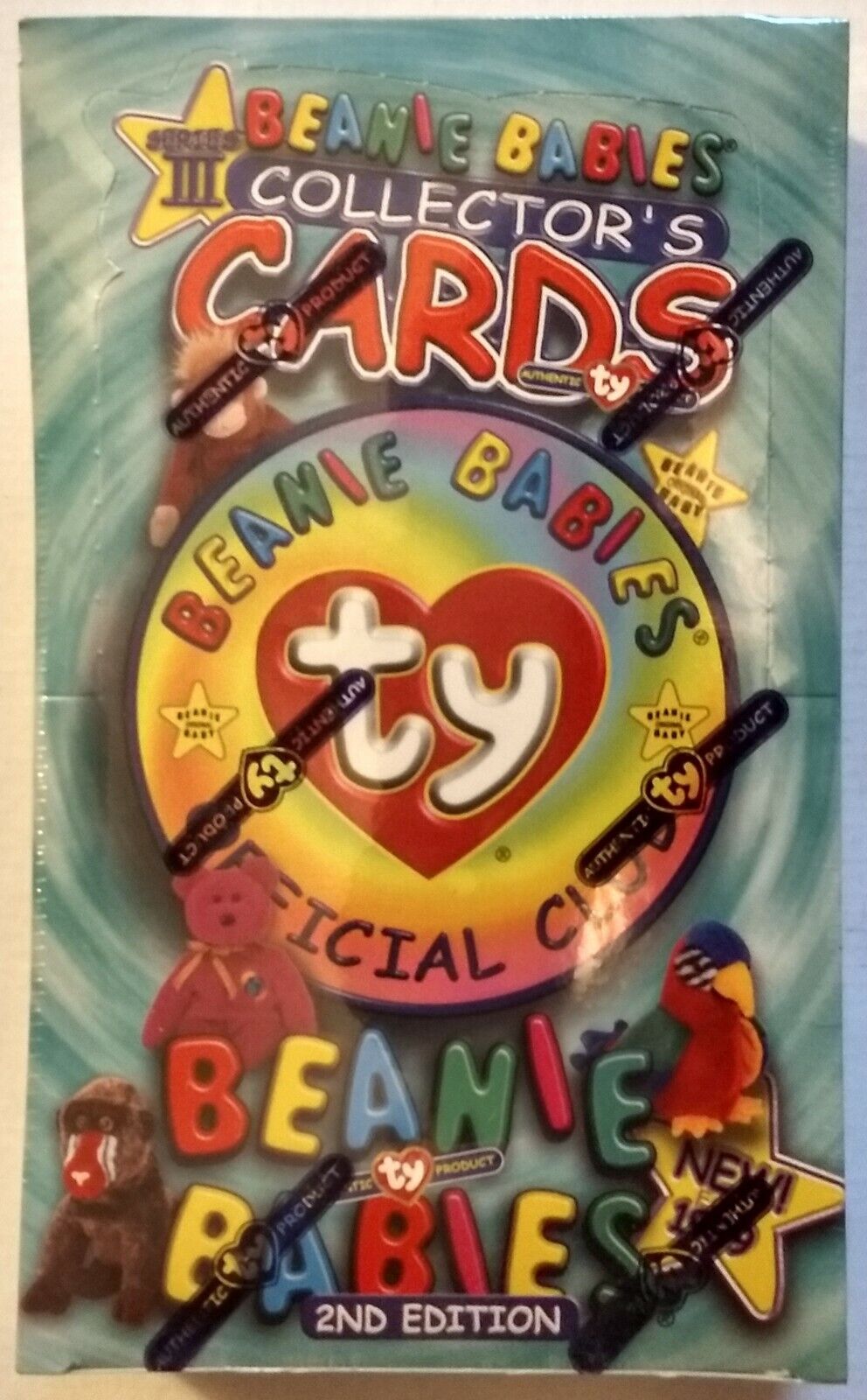Ty Beanie Babies Series 3 Factory Sealed Box Possible 1/1 Gold Signature Card