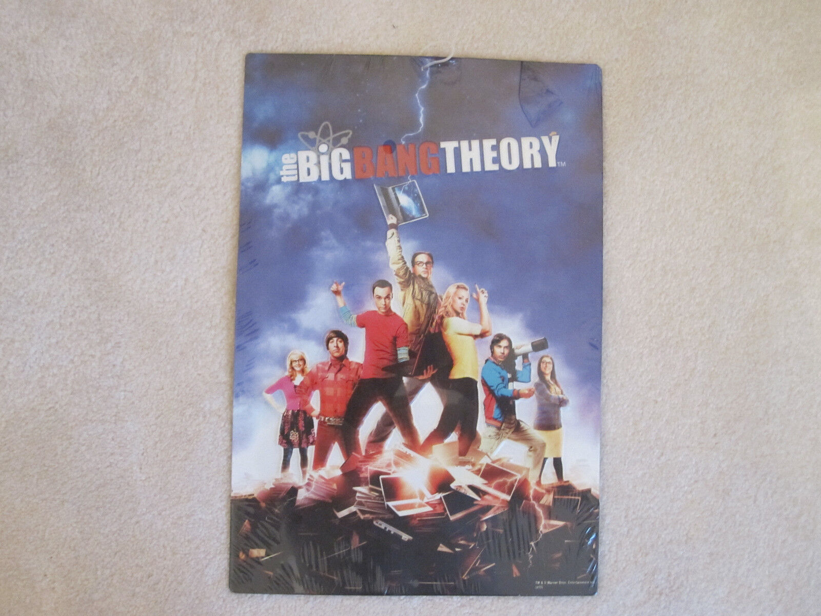 the BiG BANG THEORY Embossed Metal Sign MENSA Physicist CALTECH Quantum Physics