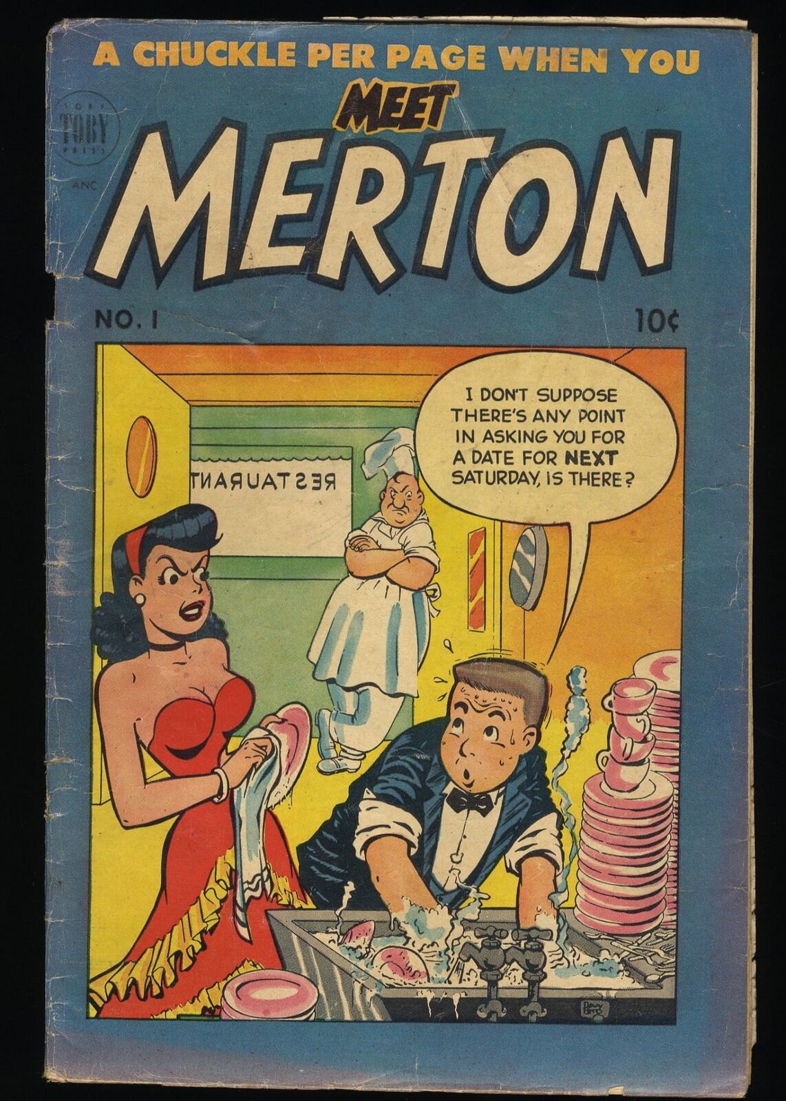 Meet Merton #1 GD+ 2.5 Jo Ann Sweet Dave Berg Cover Toby 1953